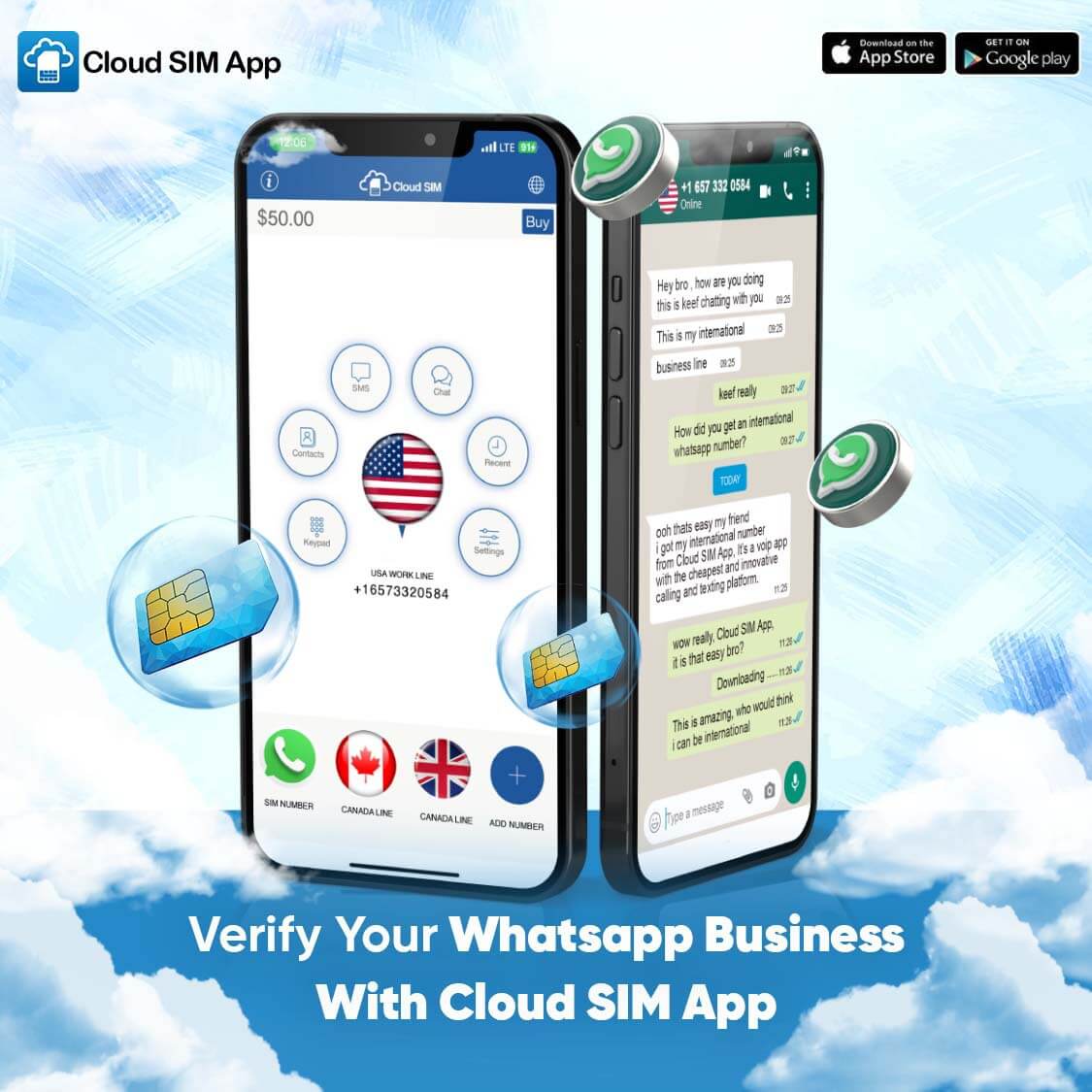 Why Create a Business Account For WhatsApp? Cloud SIM App